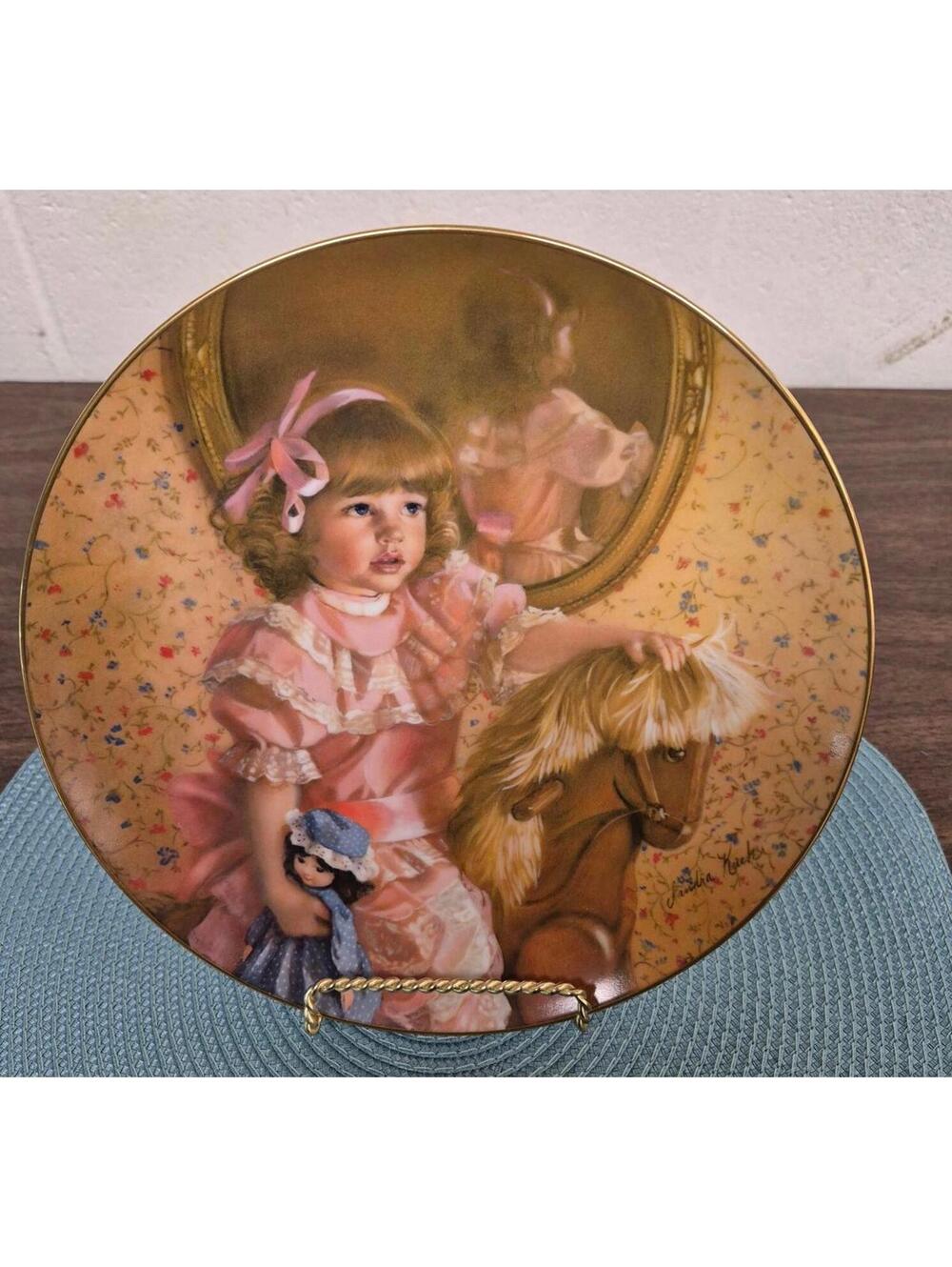 Reco Collectible Plate - Amy's Magic Horse by Sandra Kuck